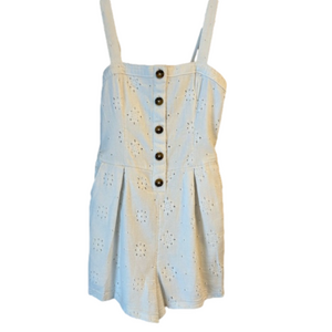 Hollister Eyelet Romper/Small